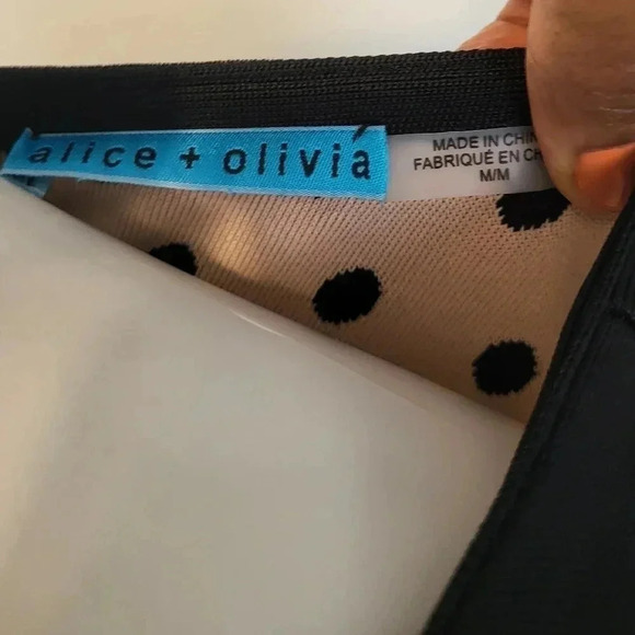 Alice & Olivia(Revolve)Martha Polka Dots Mini Dress(M) - Picture 8 of 8